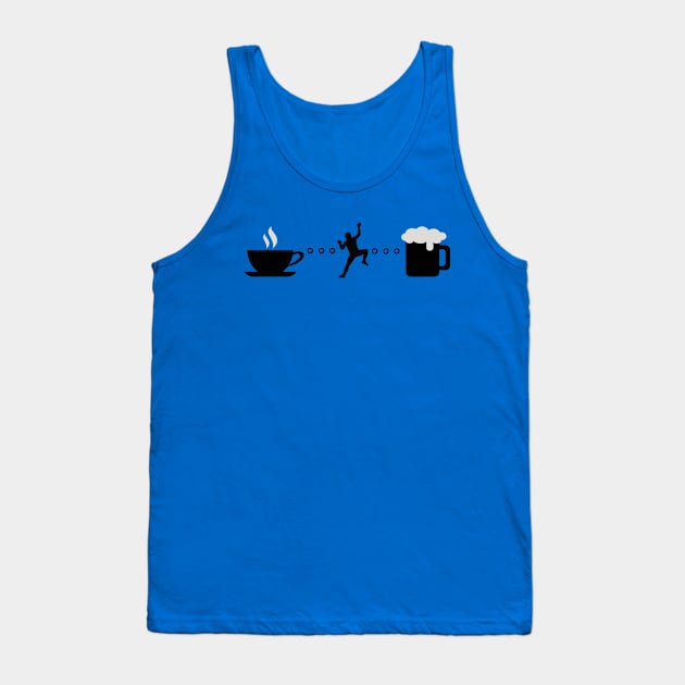 Things To Do List - Coffee, Rock Climbing and Beer Tank Top by Owl Canvas